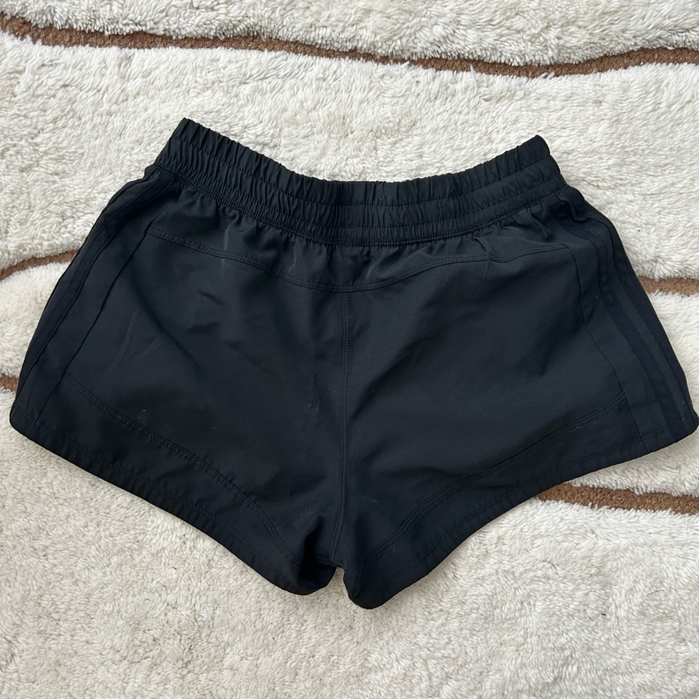 adidas Women's Black Athletic Training Shorts - Picture 3 of 3